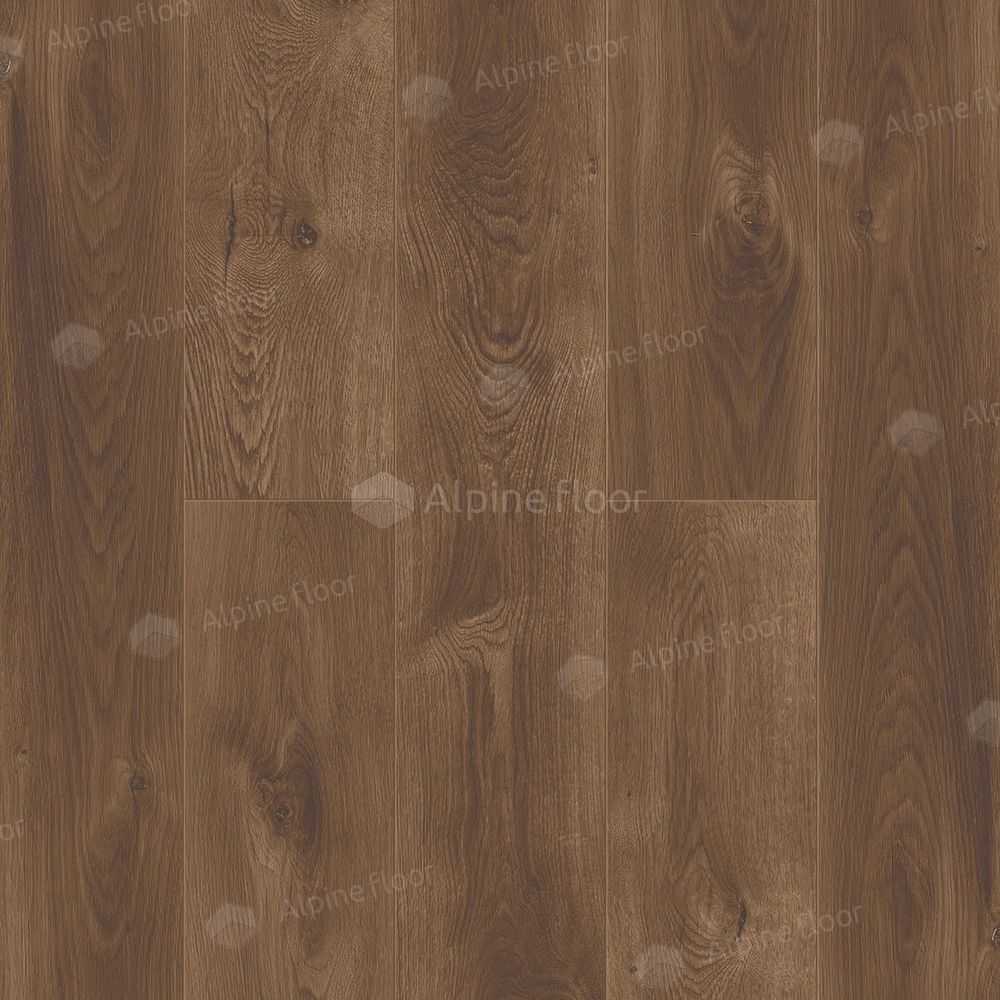 Кварцвиниловая плитка Alpine Floor Premium XL ДУБ КОРИЧНЕВЫЙ ECO 7-9