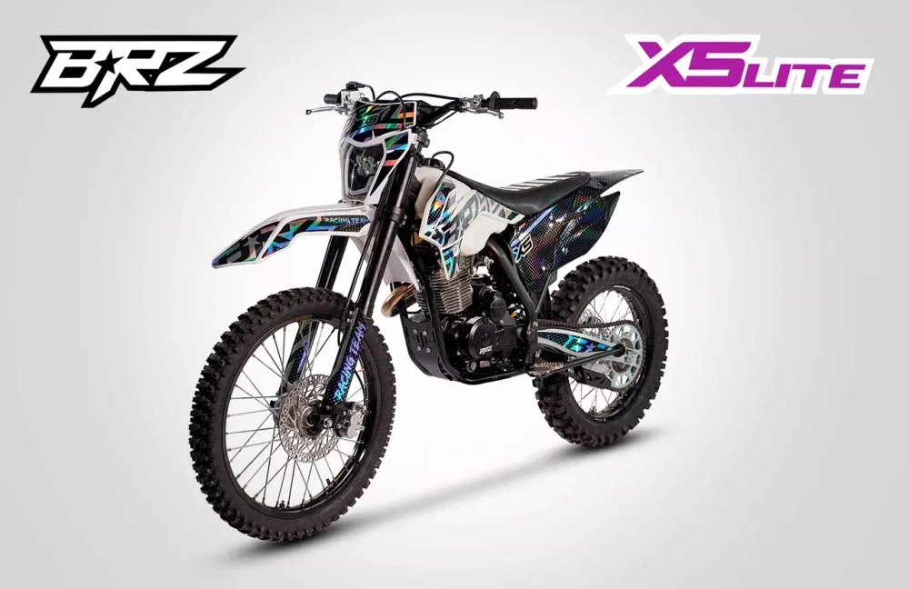 Эндуро мотоцикл BRZ X5 LITE 250cc 21/18 WHITE ZS172FMM-3