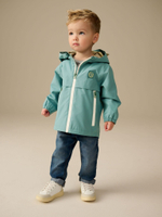 Куртка непромокаемая с капюшоном для мальчика Next Q61-763, Мятный