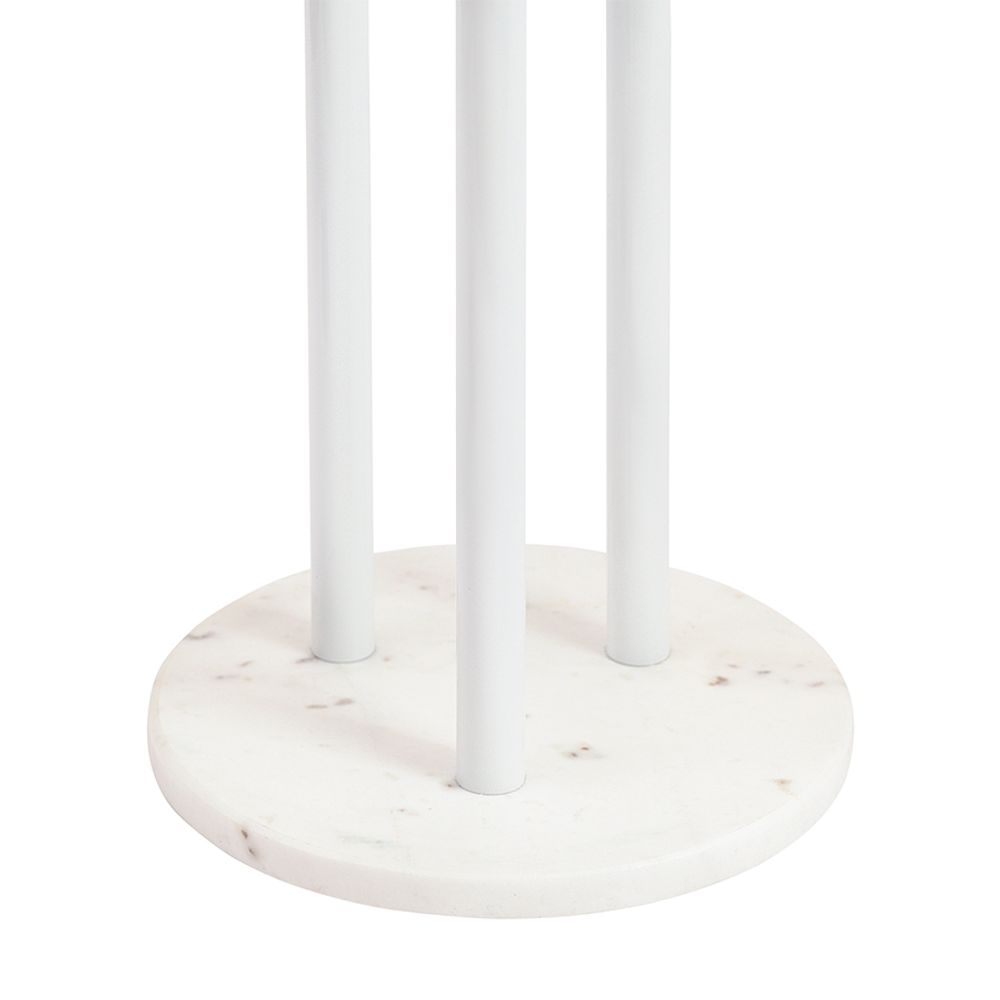 Вешалка напольная Solheim, 171 см, белый мрамор/натуральное дерево