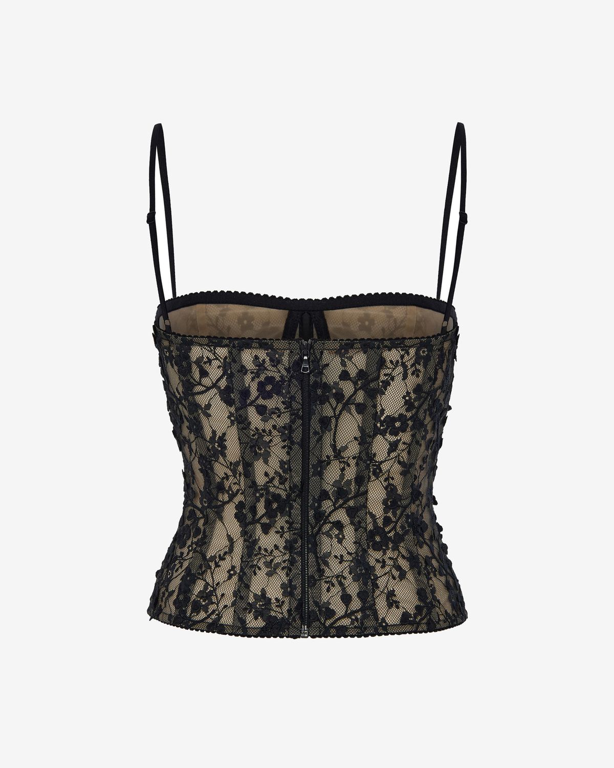 Топ корсетного типа из кружева