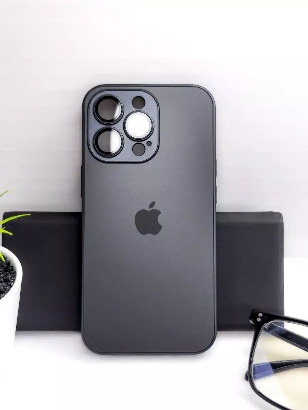 Накладка iPhone 14 PRO | AG Glass Case Graphite