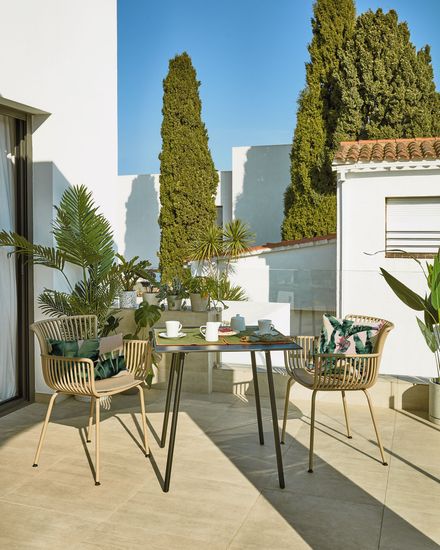 Стол Ulrich 75х75 черный