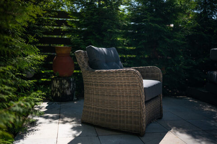 Кресло из ротанга в комплекте с подушками Besta Fiesta ВЕНЕЦИЯ, коричневый