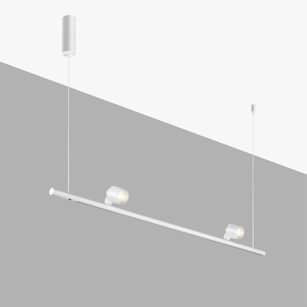 359308 OVER NT24 288 белый Светильник подвесной диммируемый (сенсер) IP20 LED 14W+14W 4000K 220-240V FERMO
