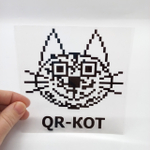 Термотрансфер QR Кот