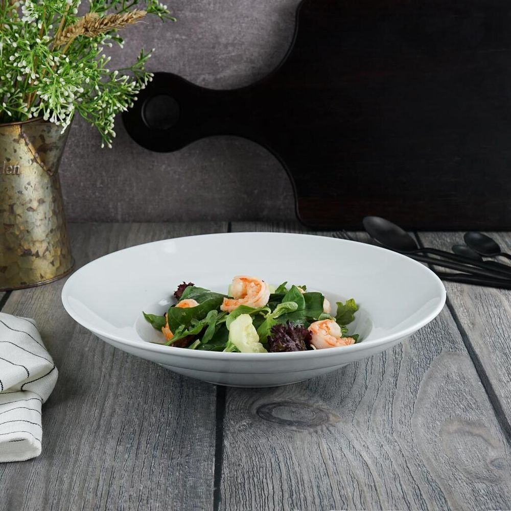 Тарелка глубокая 300 мл d 27,2 см h5,5 см белая фарфор Glory P.L. Proff Cuisine [6]