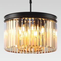 Citilux Мартин CL332082 Люстра хрустальная подвесная Шампань