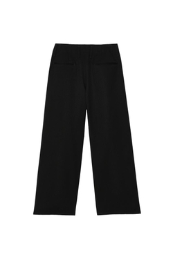 ZARA X BENITO ANTONIO ПРЯМЫЕ КОСТЮМНЫЕ БРЮКИ ИЗ 100% ШЕРСТИ, ЧЕРНЫЙ