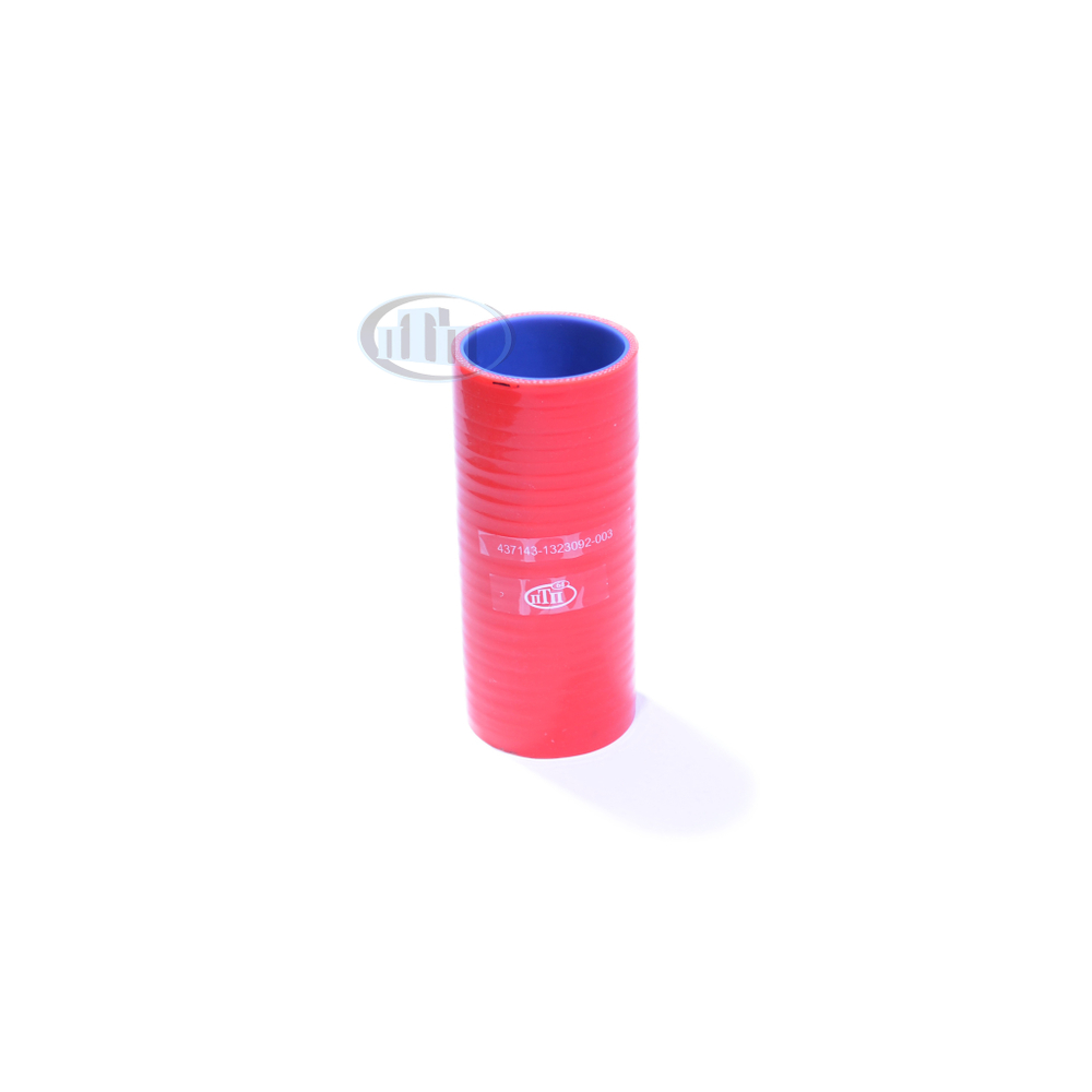 Патрубок соединительный (D= 70 mm, L= 180 mm) ЯМЗ красный MVQ (437143-1323092-003) ПТП