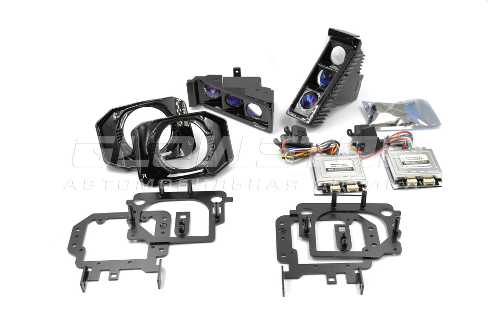 Светодиодные би-линзы Aozoom Li Auto L8/L9 для LiXiang L8/L9 12V (комплект)