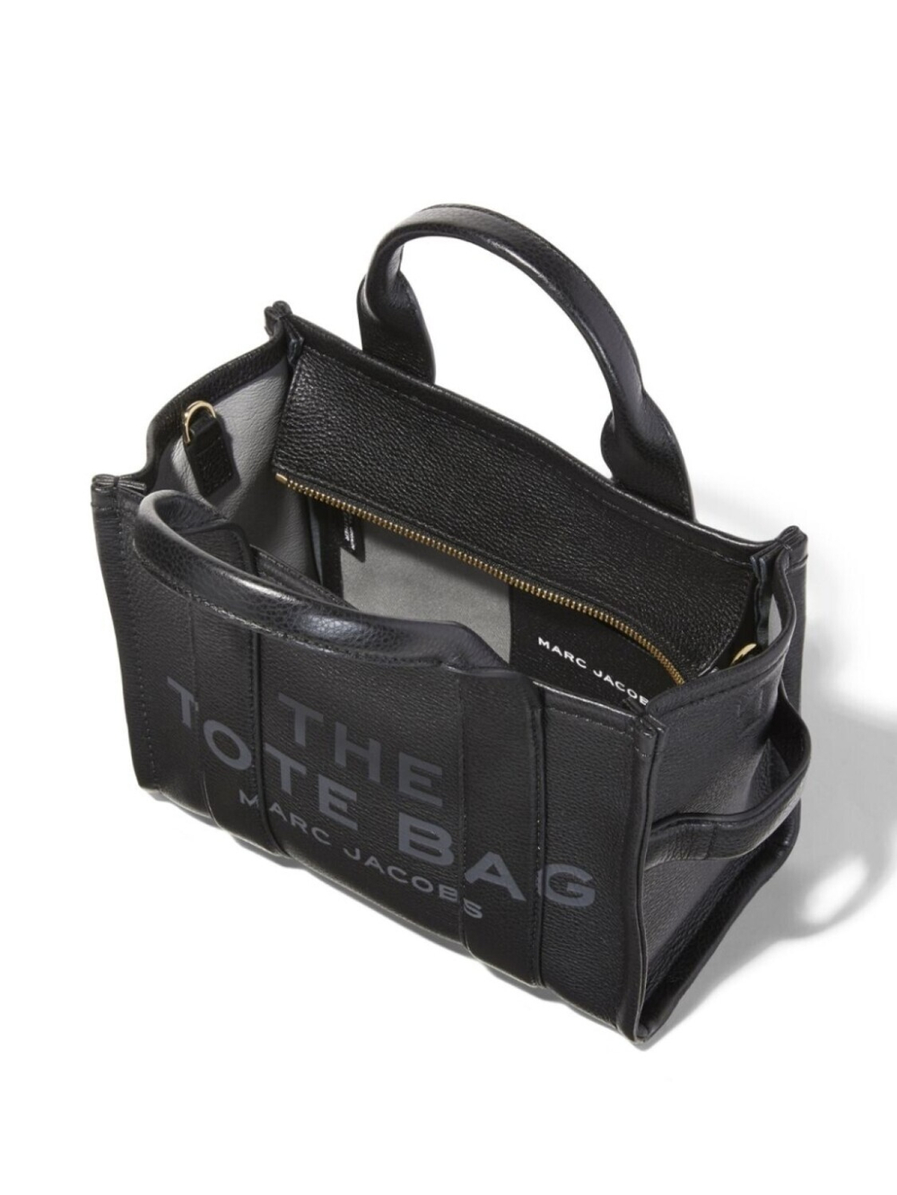 СУМКА MARC JACOBS THE LEATHER SMALL TOTE BAG BLACK