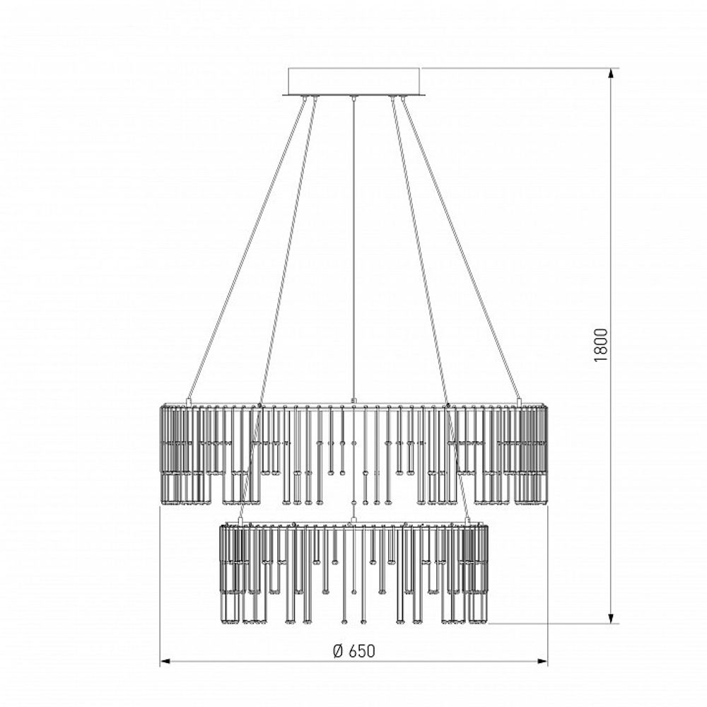 Подвесной светильник Bogate's Firefly 454/2
