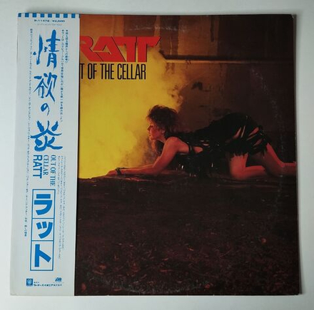 Винтажная виниловая пластинка LP Ratt Out Of The Cellar (Japan 1984) (Obi) In Your Direction