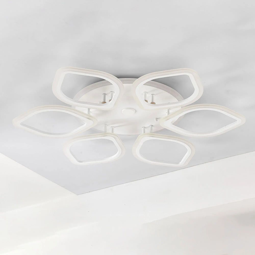 Citilux Ромби Смарт CL236A160E RGB Умная люстра Белая