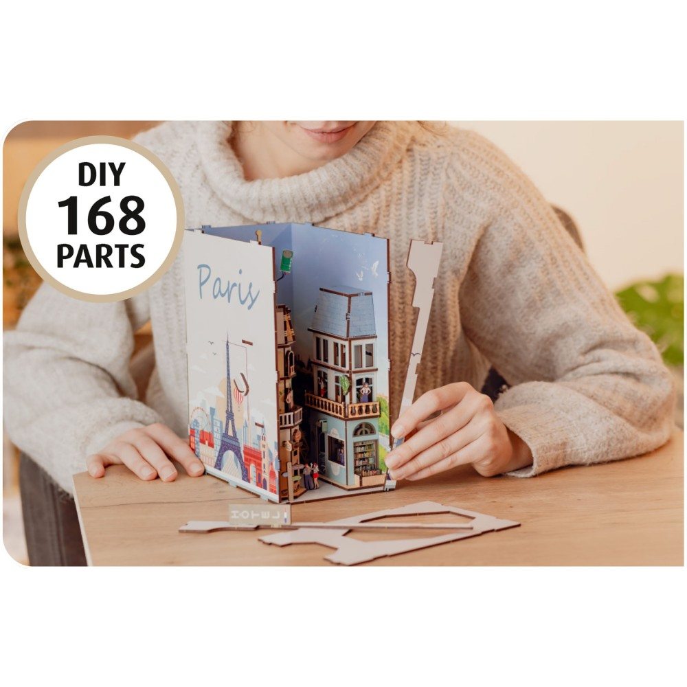 Конструктор-диорама Revell Tiny Adventures Book Nook 00539 Париж DIY 168 деталей 00539 — фото 10