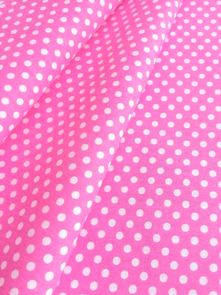 Ткань бязь плательная, рис. " Горох 6 мм", ширина 150 см, арт. 085