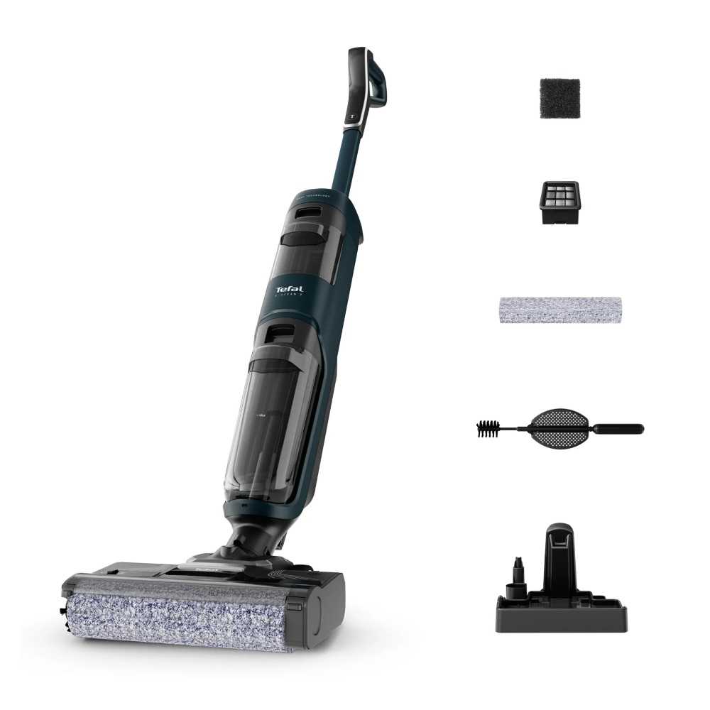 Моющий беспроводной пылесос Tefal X-Clean 2 GF2251F3 2 в 1