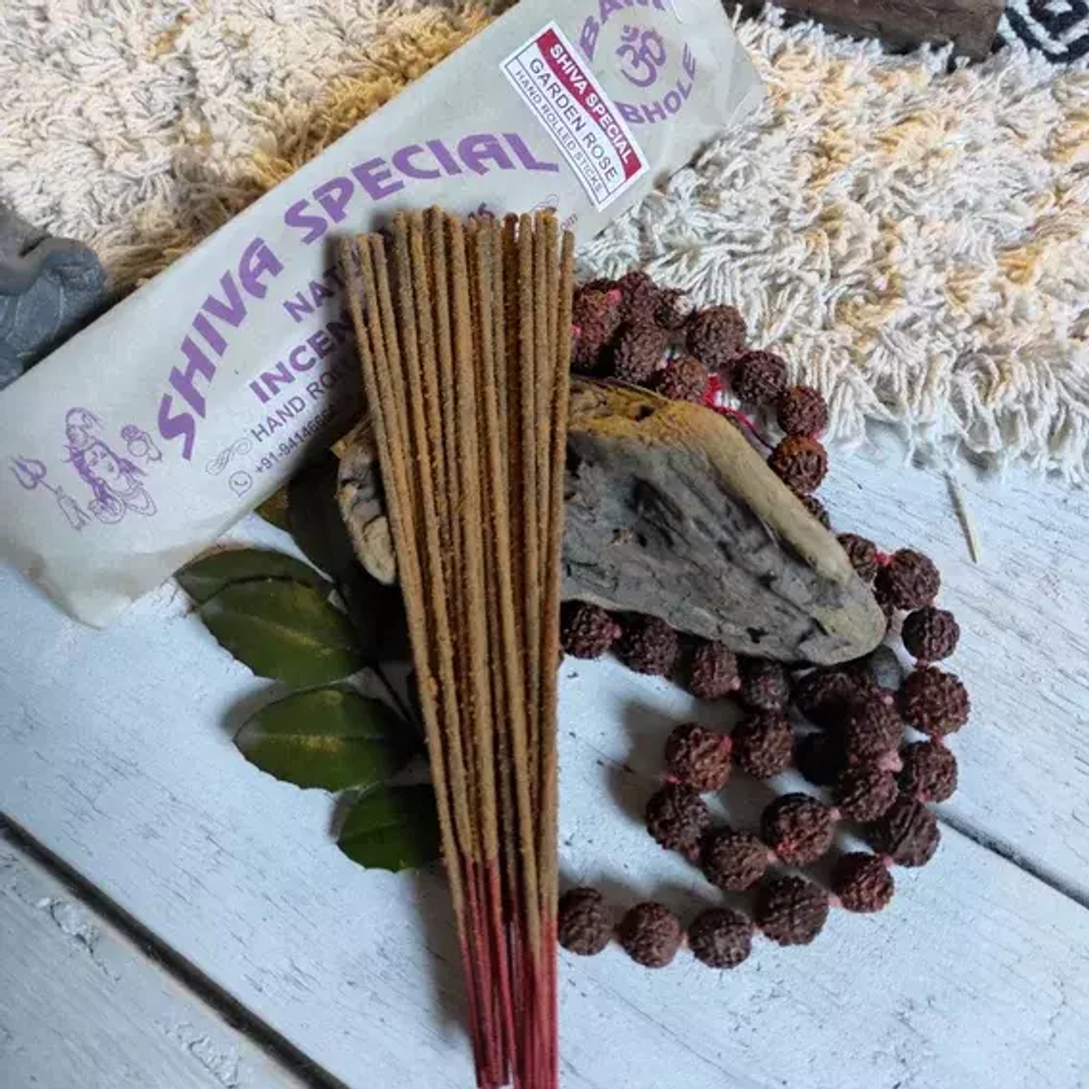 GARDEN ROSE индийские благовония-палочки (Shiva Special)