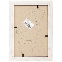 Фоторамка Image Art MD-05/1 МДФ универсальная 10х15 молочный дуб | Деревянные со стеклом