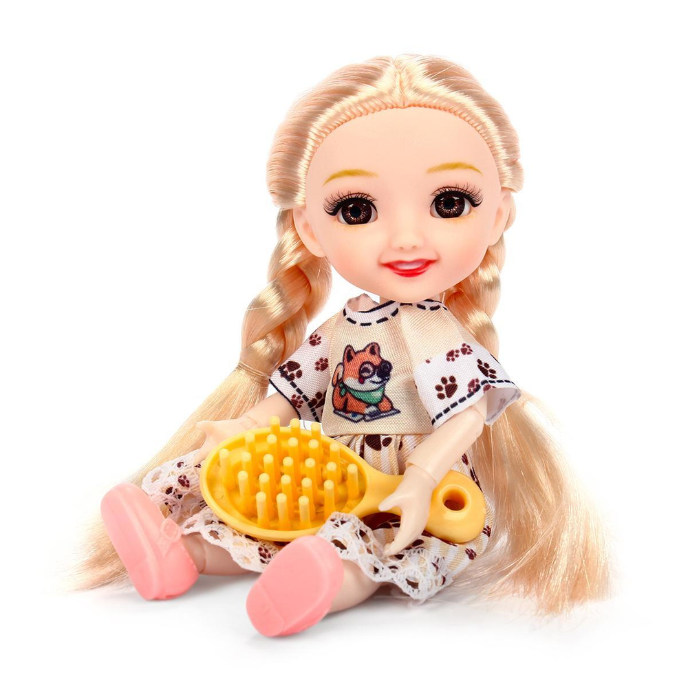 Кукла классическая 15см, пакет YL807-61A