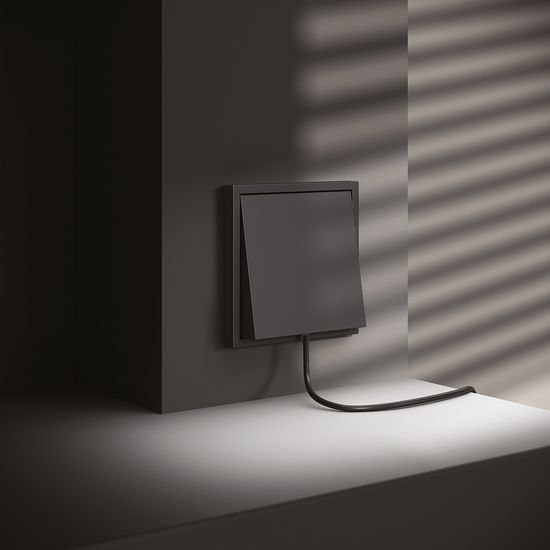 Вывод кабеля VOLTUM S70, (графит)