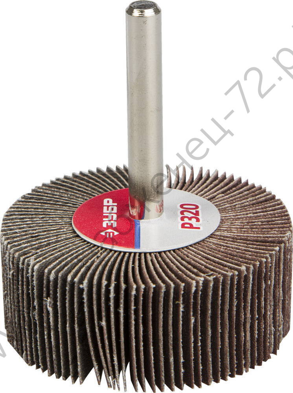 ЗУБР d 50 x 20 мм, P320, на шпильке d 6 мм, Круг шлифовальный лепестковый (36601-320)