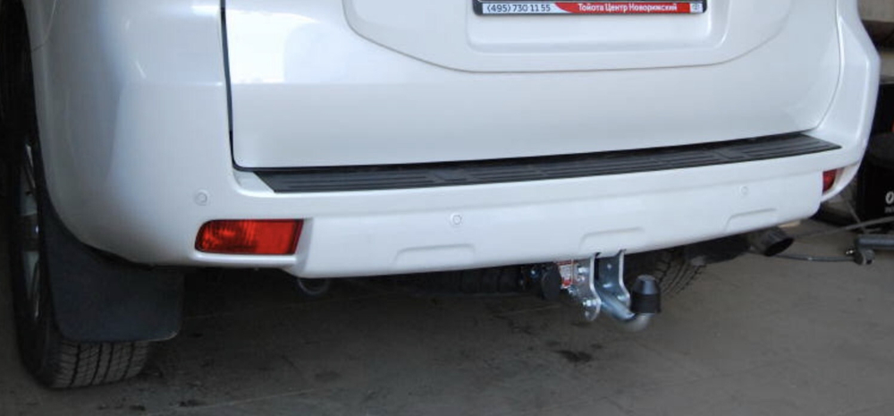 Фаркоп оцинкованный Galia T065A для Toyota Land Cruiser Prado 2003-2009, 2009-, Lexus GX 470 2003-2009, GX 460 2009-(паспорт и сертификат в комплекте)(без электрики)