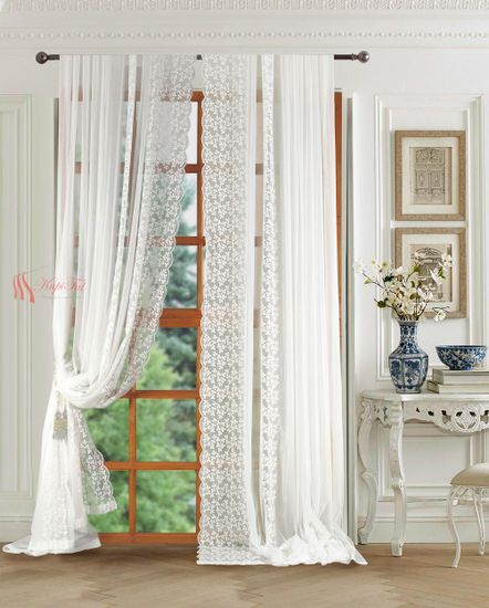 Тюль сетка Petite-Т (тёплый белый)