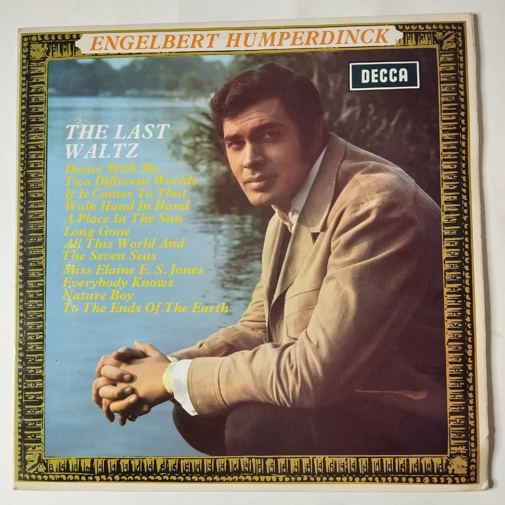 Винтажная виниловая пластинка LP Engelbert Humperdinck The Last Waltz (UK 1967)