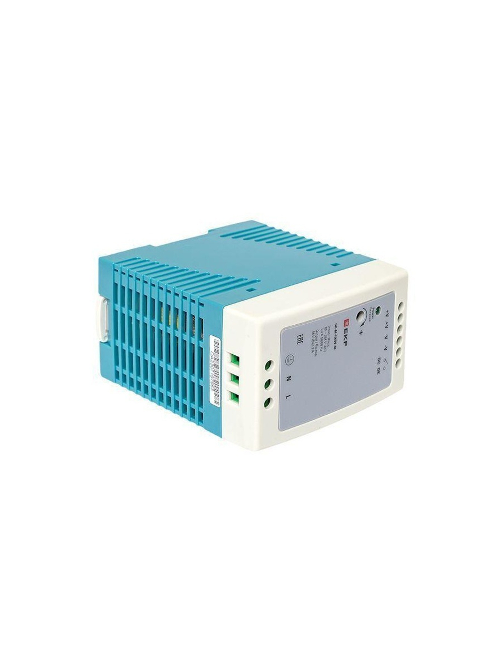 Блок питания на DIN-рейку 100Вт Uвх ~ 220В AC m Uвых - 48В DC постоянного тока EKF DR-M-100W-48