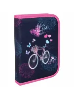 Пенал однокамерный, полиэстер, 21х14 см, "Beautiful ride"