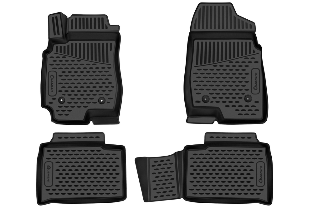 Коврики 3D в салон, для FAW Besturn X80 (I, Ir), 2013-, кроссовер , 4 шт. (полиуретан)  AFM3D6217210K