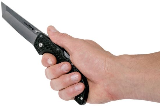 Складной нож Cold Steel 29AT Voyager Large Tanto c клинком из стали AUS-10A, рукоять Grivory (Griv-Ex)