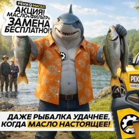 Рыбалка станет удачнее, когда масло настоящее!