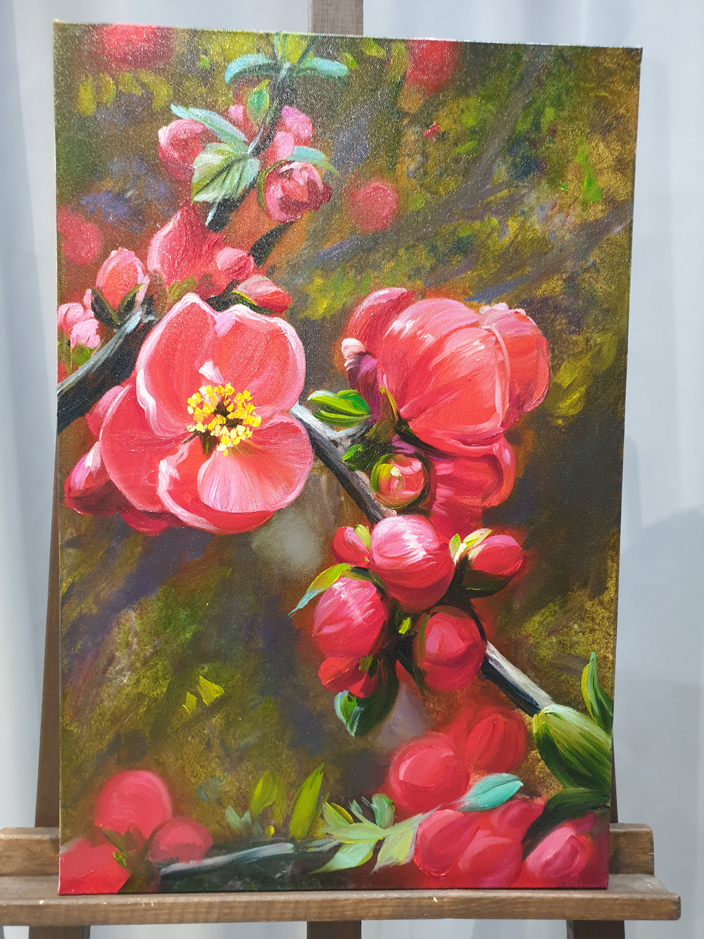 Красный цветок