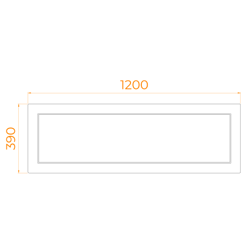 Экран для душевого поддона RGW NА/CL-S (фронтальный 120)