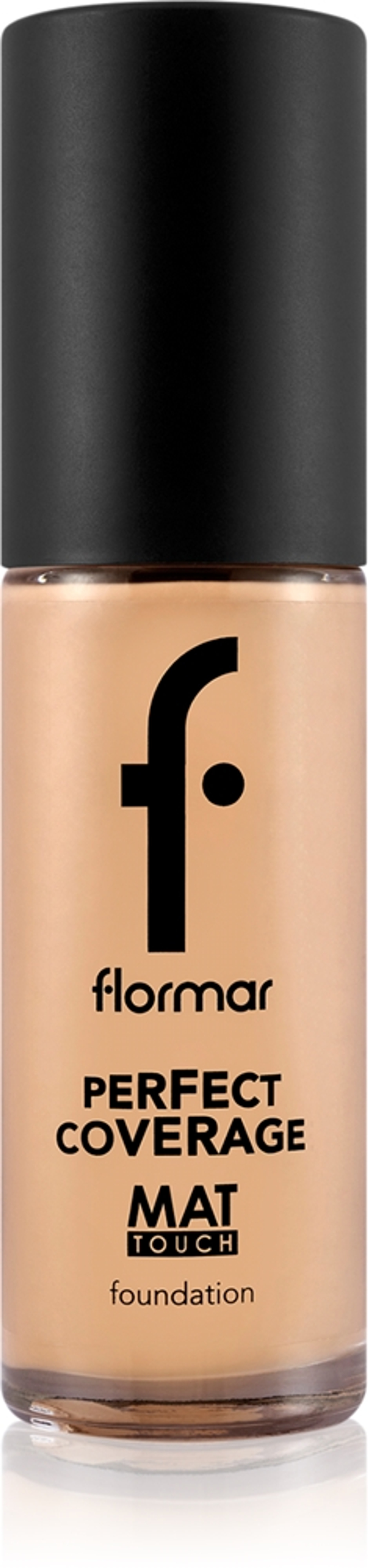 flormar Perfect Coverage Mat Touch Foundation - Матирующий тональный крем для жирной и комбинированной кожи оттенок 303 Classic Beige, 30 ml