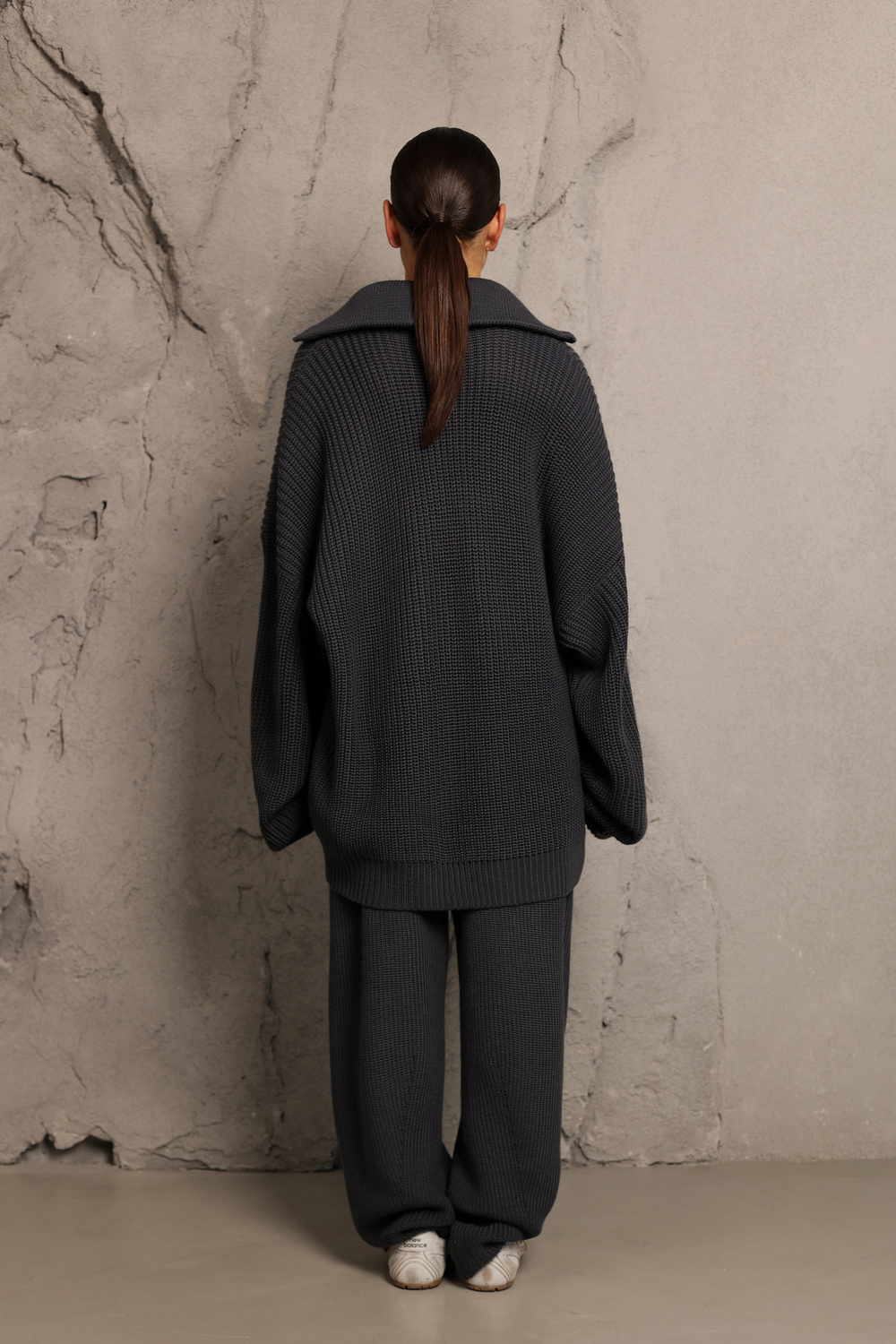 Брюки вязаные