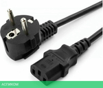 Кабель питания Cablexpert PC-186-VDE-3M черный