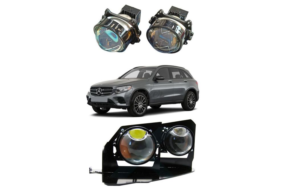 Комплект для замены штатных линз LED Mercedes-Benz GLC I X253 Рестайлинг 2019-2021