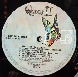 Винтажная виниловая пластинка LP Queen II (Japan 1975) (No Obi) Nevermore P-10119E
