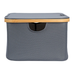 Корзина для белья neat low, 40x33x20 см, серая