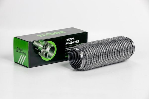 Гофра 64/250 (AISI 304 wire mesh, interlock) P64250WM