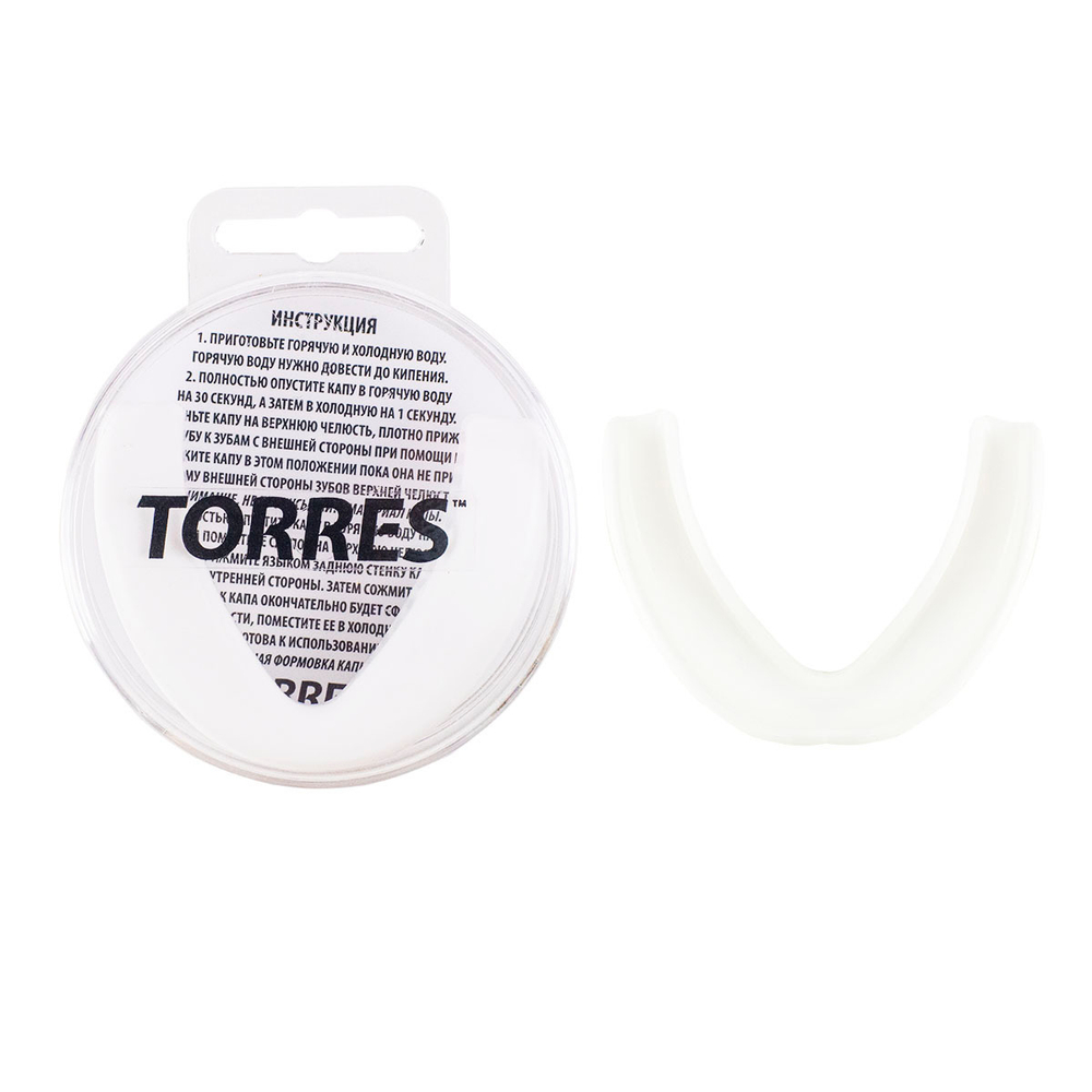 Капа боксерская TORRES PRL1021WT, размер взрослый