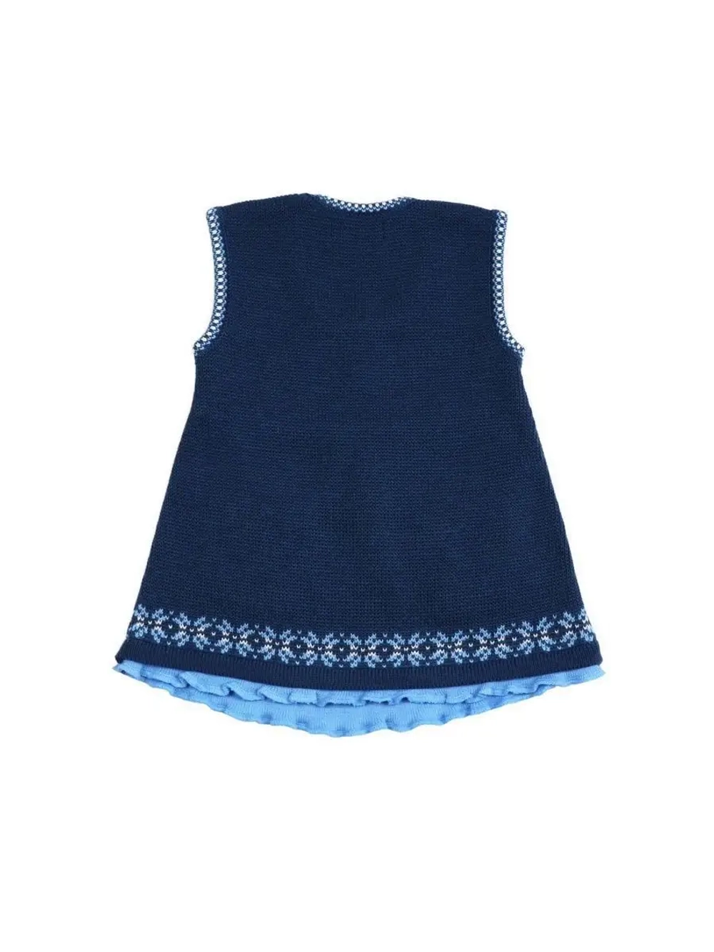 Сарафан вязаный для девочки