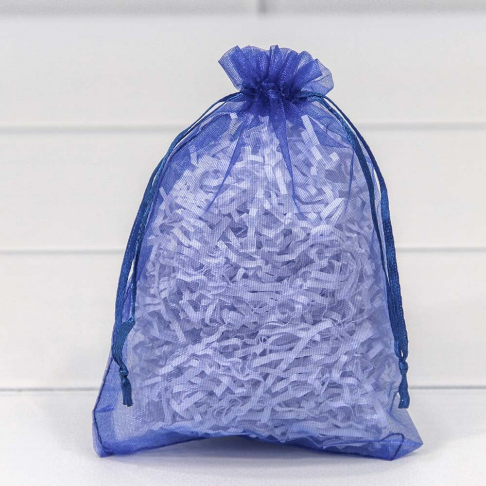 Мешочек 11х16см Органза (Синий)