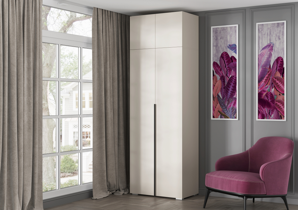 АЙРИ Антресольная секция к ШК-002 (2ств.) Корпус - Кашемир 2,75