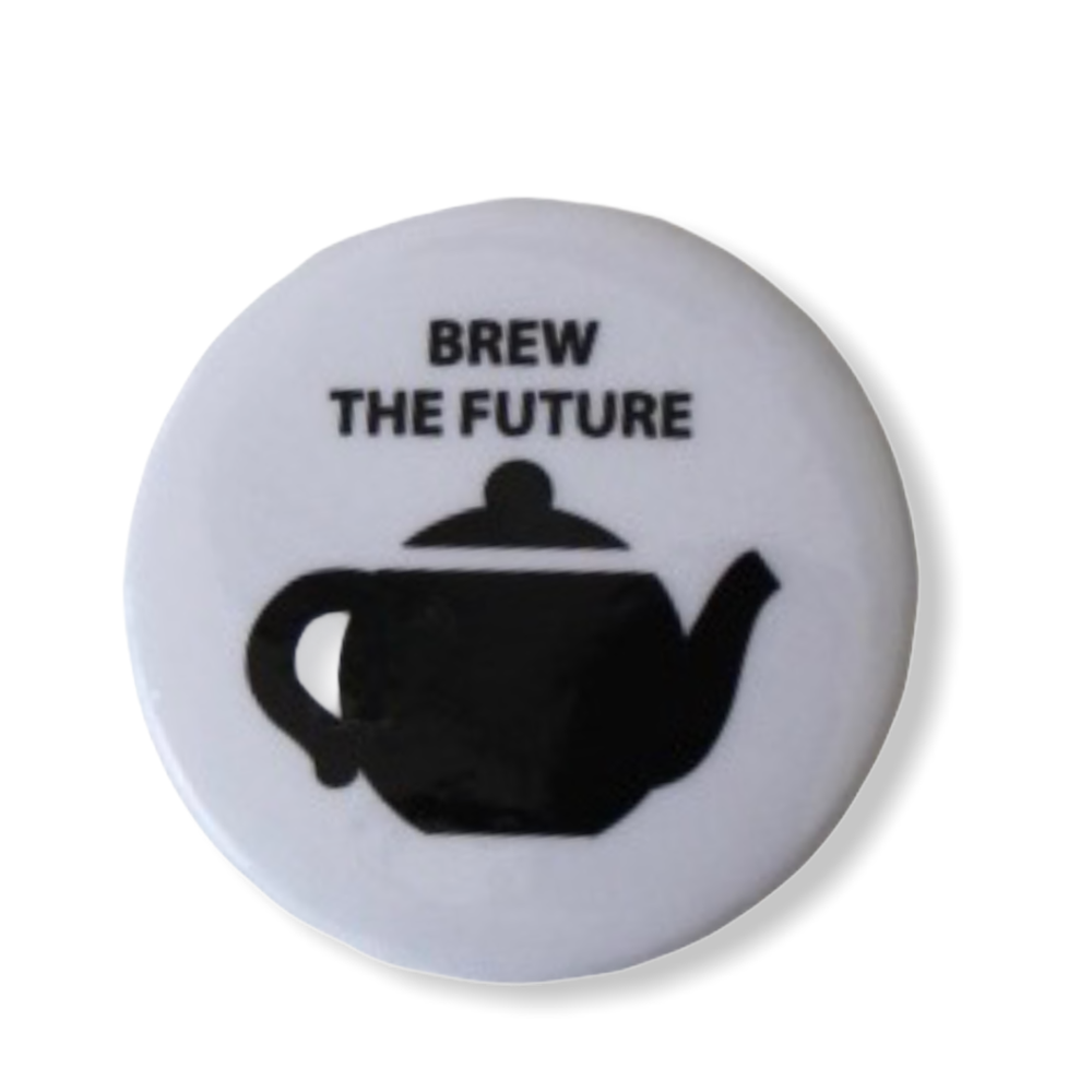 Значок Brew the future (white)