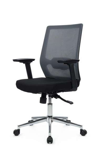 Кресло Фикс RCH 851E-3D-M3 Серый/Черный